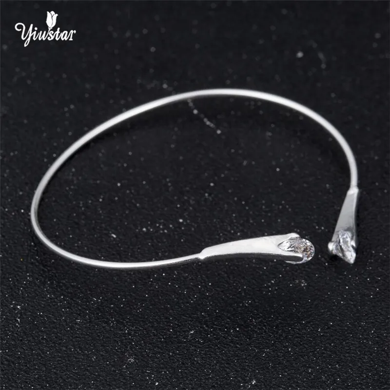 yiustar Crystal Open Bangles Gold/Silver color Charms for Women Cuff Wristband Bracelets CZ Crystal Charms Bracelets
yiustar Crystal Open Bangles Gold/Silver color Charms for Women Cuff Wristband Bracelets CZ Crystal Charms Bracelets