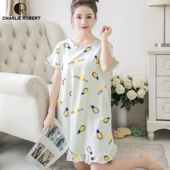 New Cotton Nightgown Women Sweet Girl Lounge Cute Nightdress Sleepwear Summer Home Dress Casual Nightwear Sleepshirts Shirt
New Cotton Nightgown Women Sweet Girl Lounge Cute Nightdress Sleepwear Summer Home Dress Casual Nightwear Sleepshirts Shirt