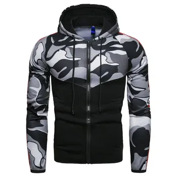 Men's Slim Long Sleeve Hooded Jacket 2019 Windbreaker Zipper Jacket Military Camouflage Clothing Brand
Men's Slim Long Sleeve Hooded Jacket 2019 Windbreaker Zipper Jacket Military Camouflage Clothing Brand