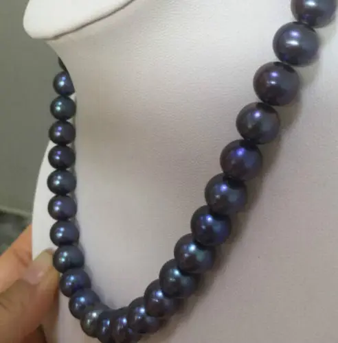 FREE SHIPPING HOT sell new Style >>>> stunning10-11MM natural south sea round black blue pearl necklace 18''
FREE SHIPPING HOT sell new Style >>>> stunning10-11MM natural south sea round black blue pearl necklace 18''