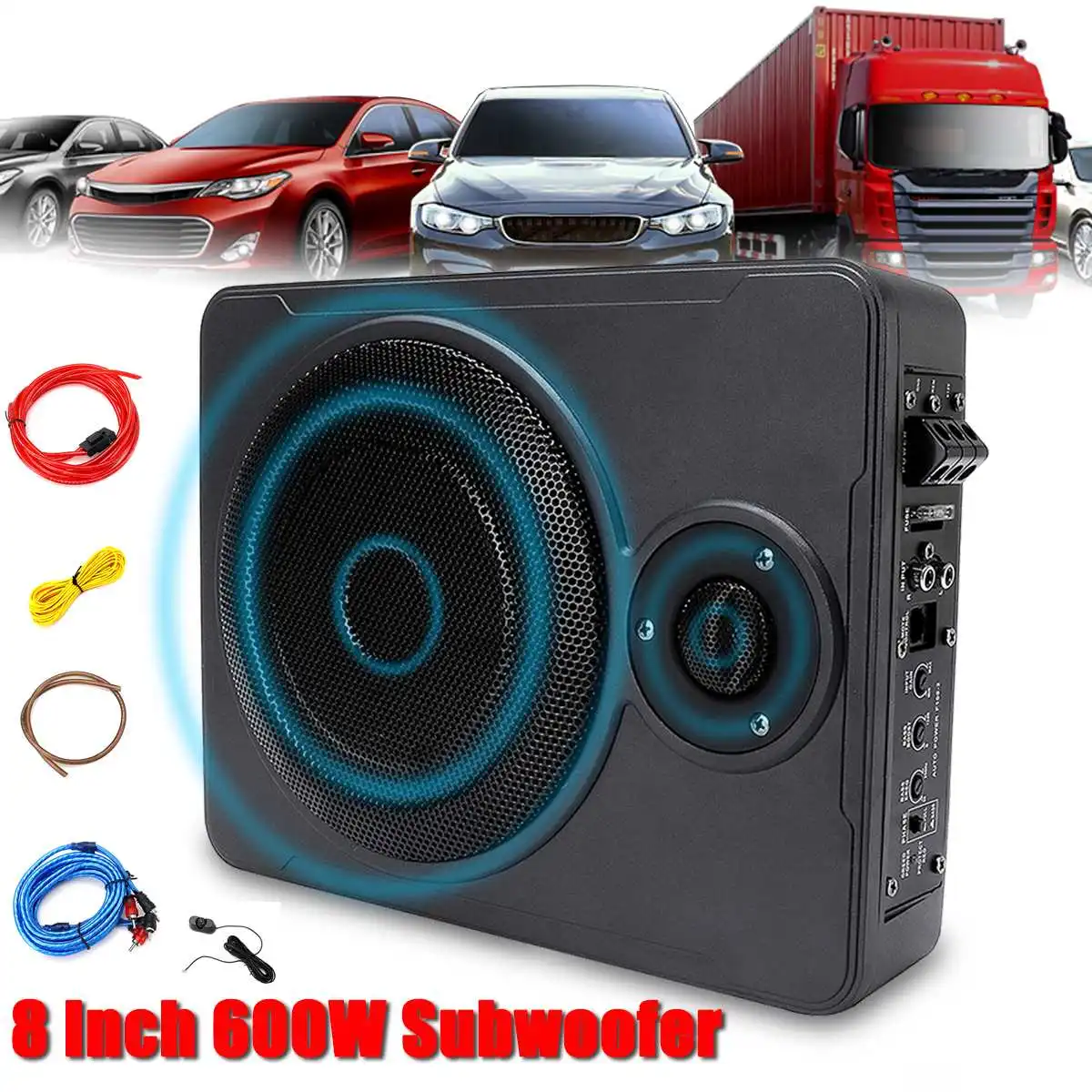 8 Inch bluetooth Car Home Subwoofer Under Seat Sub 600W Stereo Subwoofer Car Audio Speaker Music System Sound Woofer
8 Inch bluetooth Car Home Subwoofer Under Seat Sub 600W Stereo Subwoofer Car Audio Speaker Music System Sound Woofer