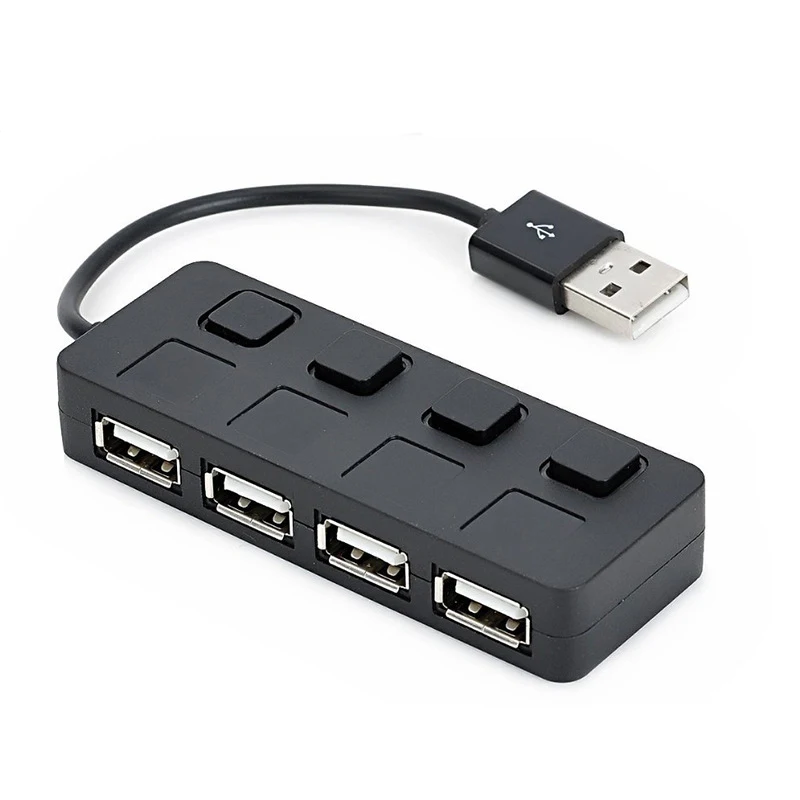TWOBRO 4 Ports USB HUB 2.0 Portable With Switch USB 2.0 HUB Splitter Cable Adapter For Macbook PC Laptop Notebook
TWOBRO 4 Ports USB HUB 2.0 Portable With Switch USB 2.0 HUB Splitter Cable Adapter For Macbook PC Laptop Notebook