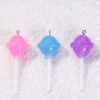 12pcs 48*19mm Mixed Lollipop Charms Resin Candy Accessories For Keychain Pendant Necklace Diy Making Accept customization
12pcs 48*19mm Mixed Lollipop Charms Resin Candy Accessories For Keychain Pendant Necklace Diy Making Accept customization