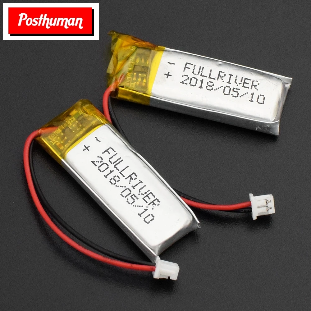 POSTHUMAN For Bluetooth GPS MP3 MP4 MP5 Remote Controllers Electric Toys Camera 3.7V 130mAh Li-Po Rechargeable Battery 501230
POSTHUMAN For Bluetooth GPS MP3 MP4 MP5 Remote Controllers Electric Toys Camera 3.7V 130mAh Li-Po Rechargeable Battery 501230