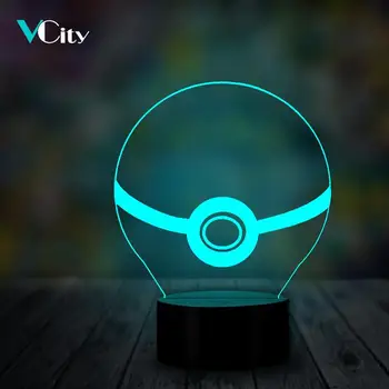 VCity 3D Night Light Led Table Lamp Pokemon Ball Poke Luminaria Japan Cartoon Atmosphere USB Mood Lighting Toy Gifts for Kid Toy
VCity 3D Night Light Led Table Lamp Pokemon Ball Poke Luminaria Japan Cartoon Atmosphere USB Mood Lighting Toy Gifts for Kid Toy