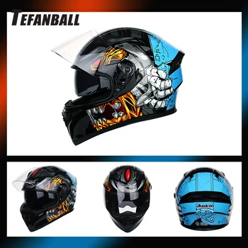 Fashion Full Face Cool Motorcycle Helmet Racing Helmet Motocross Off Road Kask Casco Moto Motociclista DOT Approved
Fashion Full Face Cool Motorcycle Helmet Racing Helmet Motocross Off Road Kask Casco Moto Motociclista DOT Approved