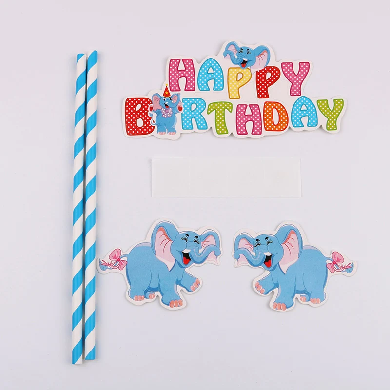 1set Elephant Happy Birthday Cake Cupcake Topper Kids Baby Shower Birthday Wedding Party Decoration Supplies
1set Elephant Happy Birthday Cake Cupcake Topper Kids Baby Shower Birthday Wedding Party Decoration Supplies