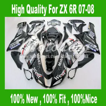 Best-selling NINJA ZX6R 07 fairings FOR Kawasaki ZX 6R 07 08 Ninja ZX-6R 636 07 08 ZX 6R 2007 2008 WEST fairing kits Black #3366
Best-selling NINJA ZX6R 07 fairings FOR Kawasaki ZX 6R 07 08 Ninja ZX-6R 636 07 08 ZX 6R 2007 2008 WEST fairing kits Black #3366