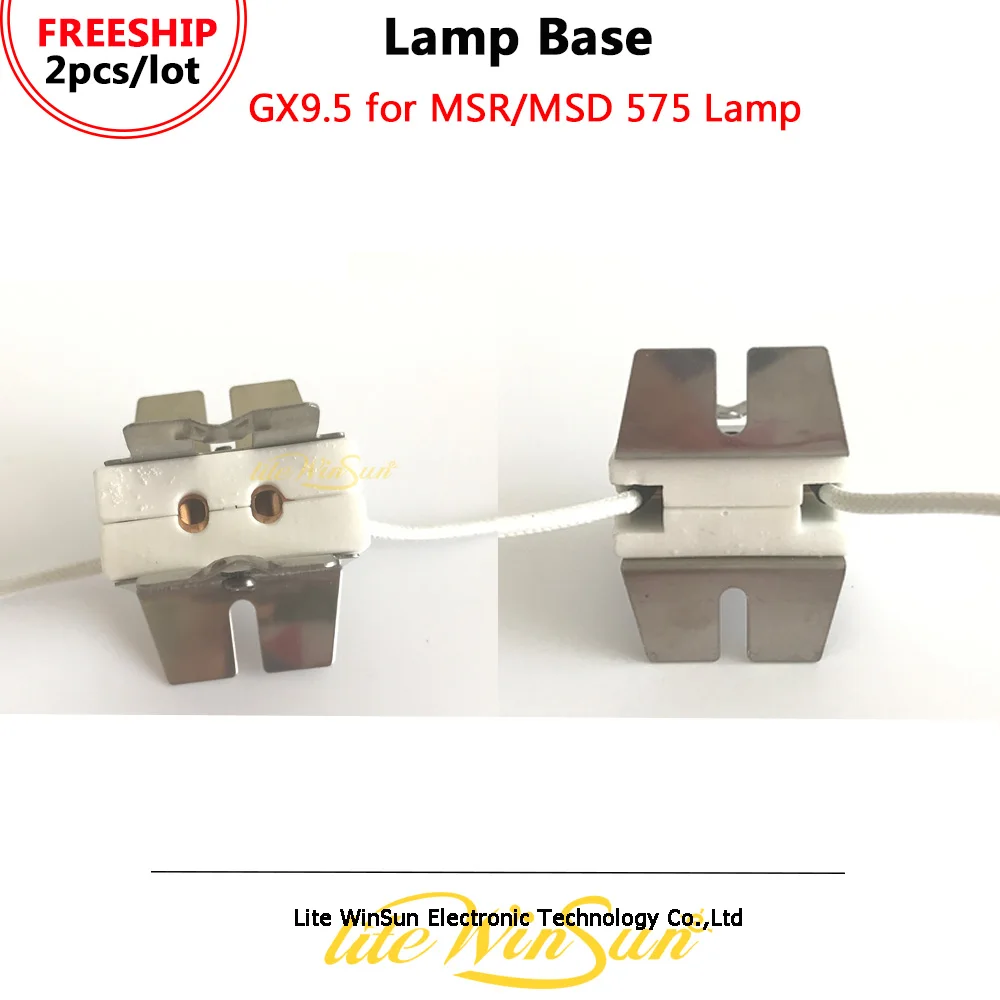 Litewinsune 2/Lot FREE SHIP GX9.5 Lamp Holder for MSR575 230V 650W Lamp Bulb
Litewinsune 2/Lot FREE SHIP GX9.5 Lamp Holder for MSR575 230V 650W Lamp Bulb