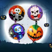 Party Supplies Round Halloween Aluminum Film Balloon Shopping Mall Decoration Birthday Party Props Pumpkin Ghost Pattern Balloon
Party Supplies Round Halloween Aluminum Film Balloon Shopping Mall Decoration Birthday Party Props Pumpkin Ghost Pattern Balloon