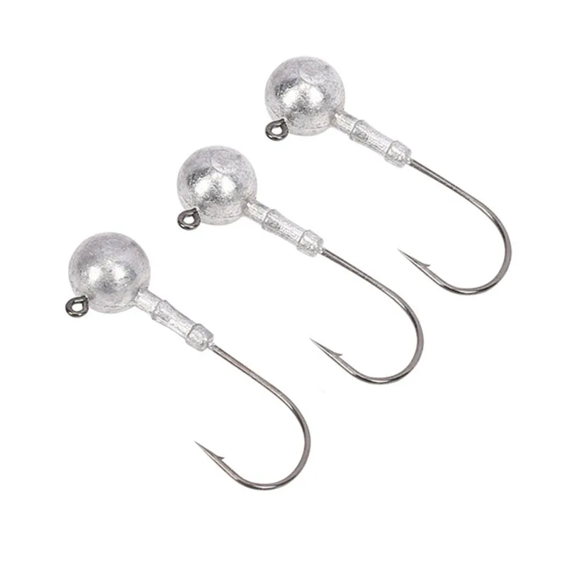 New High Quality 3.5g/5g/7g/10g Lead Head Hook Jigs Bait Fishing Hooks Soft Lure Jigging Hook Barbed Hook Fishing Tackle
New High Quality 3.5g/5g/7g/10g Lead Head Hook Jigs Bait Fishing Hooks Soft Lure Jigging Hook Barbed Hook Fishing Tackle