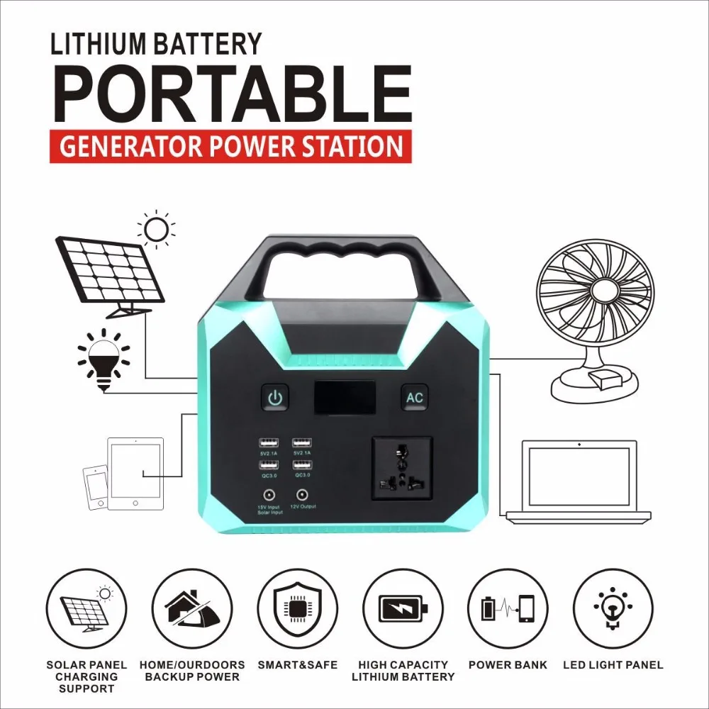 Outdoor solar 150Wh household 110V/220V emergency energy storage power supply Power Bank Car Jump Starter 12V 2000A
Outdoor solar 150Wh household 110V/220V emergency energy storage power supply Power Bank Car Jump Starter 12V 2000A