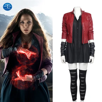 Avengers Age of Ultron Wanda Maximoff Scarlet Witch Cosplay Costume Adult Halloween Avengers Superhero Scarlet Witch Costume
Avengers Age of Ultron Wanda Maximoff Scarlet Witch Cosplay Costume Adult Halloween Avengers Superhero Scarlet Witch Costume