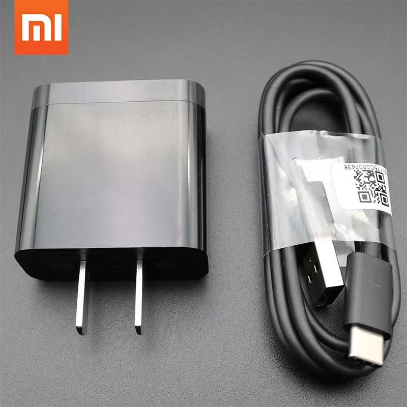 Original XIAOMI 5V3A QC3.0 USB Fast Charger Adapter + Type c Data Cable for Mi 4s 5 5c 5s Plus 6 mix note 2 3 Mix 2 A1 Redmi Pro
Original XIAOMI 5V3A QC3.0 USB Fast Charger Adapter + Type c Data Cable for Mi 4s 5 5c 5s Plus 6 mix note 2 3 Mix 2 A1 Redmi Pro