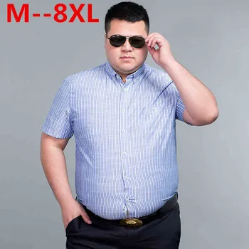 10XL 9XL 8XL 6XL 5XL Loose Fit Striped Shirt Short Sleeve Camisas Para Hombre Soft Cotton Shirt Chemise Homme 's Casual Shirt
10XL 9XL 8XL 6XL 5XL Loose Fit Striped Shirt Short Sleeve Camisas Para Hombre Soft Cotton Shirt Chemise Homme 's Casual Shirt