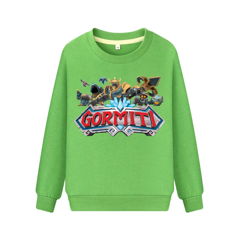 Children Spring Autumn Thin Hoodies Boys Girls Cartoon Gormiti Print Hoodie Kids Sports Pullover Sweatshirts Costume 2019 WK114 (1)