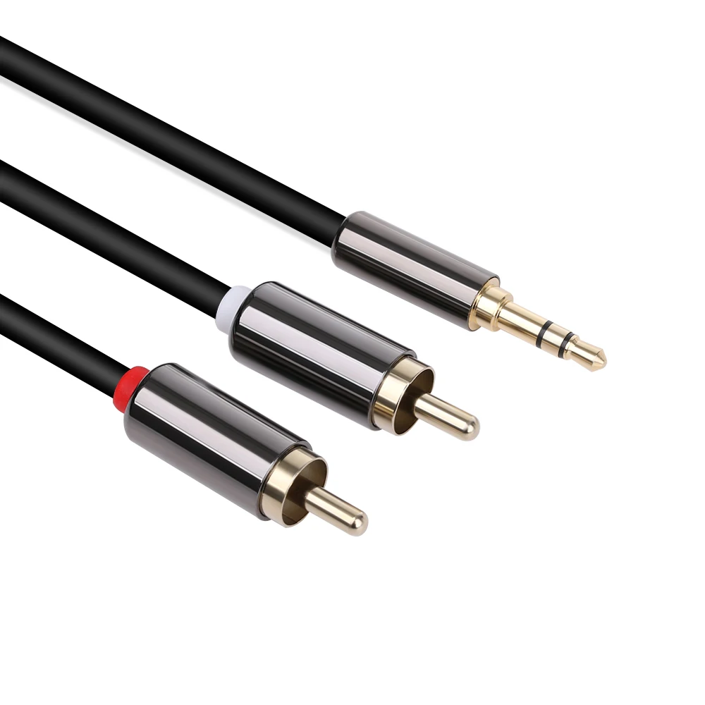 Audio Cable 2RCA to 3.5 Audio Car Cable RCA 3.5mm Jack Male to Male RCA AUX Cable 1m 1.5m 2m 3m for Amplifier Phone Headphone
Audio Cable 2RCA to 3.5 Audio Car Cable RCA 3.5mm Jack Male to Male RCA AUX Cable 1m 1.5m 2m 3m for Amplifier Phone Headphone