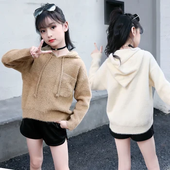 JMFFY Girls Sweaters Autumn Winter 2019 Baby Kids Sweaters Children Girl Knitted Sweater Hooded Clothing Toddler Outwear 6-15T
JMFFY Girls Sweaters Autumn Winter 2019 Baby Kids Sweaters Children Girl Knitted Sweater Hooded Clothing Toddler Outwear 6-15T