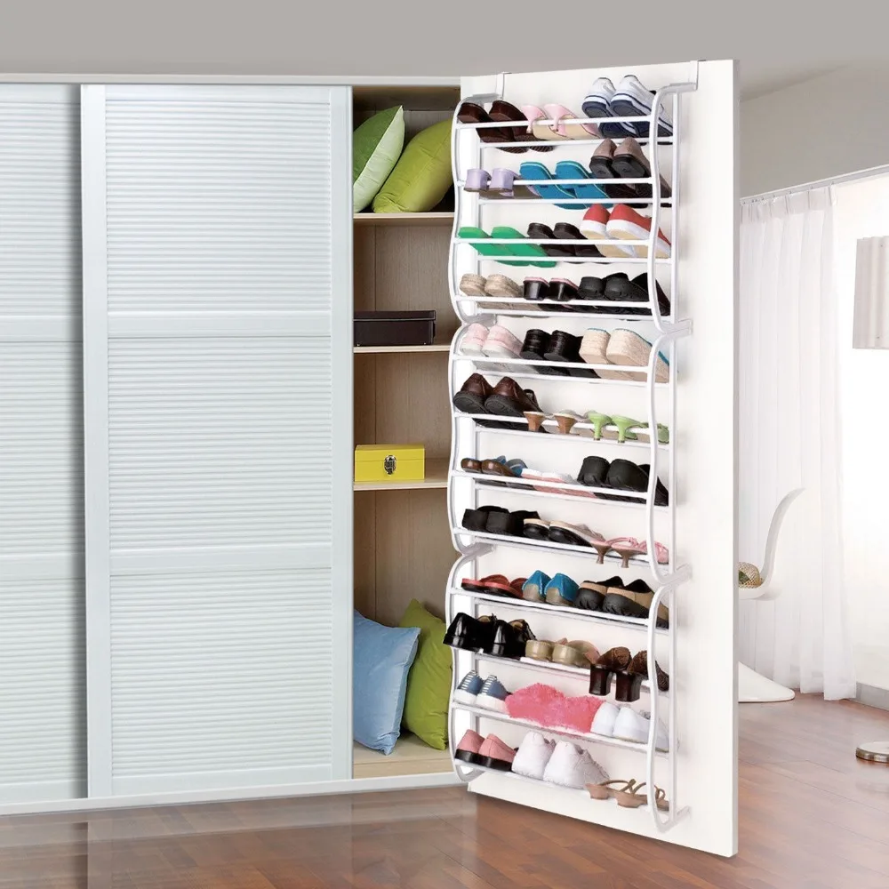 4 Layers 12 Pairs of Shoe Rack PP plastic Spray Iron Over the Door Hanging Shoes Organizer Storage Holder Closet box stretcher
4 Layers 12 Pairs of Shoe Rack PP plastic Spray Iron Over the Door Hanging Shoes Organizer Storage Holder Closet box stretcher