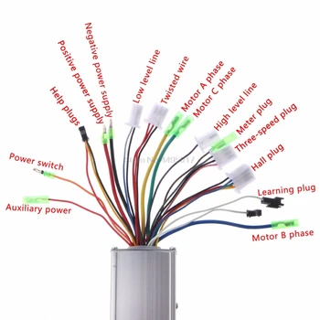 DC 24/36V 250W Brushless Motor Regulator Speed Controller Scooter E-bike Electric Scooter Controllers
DC 24/36V 250W Brushless Motor Regulator Speed Controller Scooter E-bike Electric Scooter Controllers
