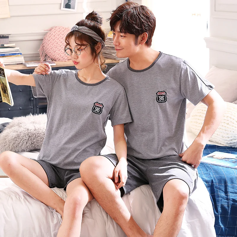 Gray Pajama Sets Couples Big Yards 4XL Women Men Short Sleeve Pullover Pajamas 3XL Sleepwear Casual Cotton Lounge Wear
Gray Pajama Sets Couples Big Yards 4XL Women Men Short Sleeve Pullover Pajamas 3XL Sleepwear Casual Cotton Lounge Wear
