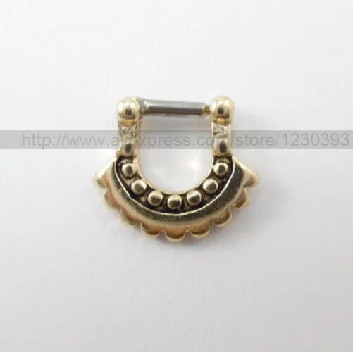 Design Unique 316L Surgical Steel Aztec Moon Septum Clicker Nose Ring Stud Nose Piercing Stud 3PCS
Design Unique 316L Surgical Steel Aztec Moon Septum Clicker Nose Ring Stud Nose Piercing Stud 3PCS