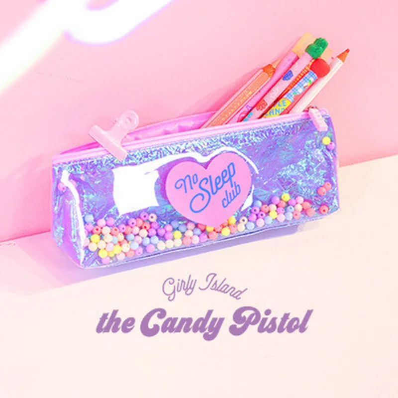 1Pcs Kawaii Pencil Case Transparent candy PU Gift Estuches School Pencil Box Pencilcase Pencil Bag School Supplies Stationery
1Pcs Kawaii Pencil Case Transparent candy PU Gift Estuches School Pencil Box Pencilcase Pencil Bag School Supplies Stationery