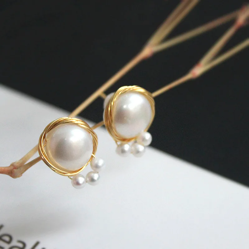 Original Natural Baroque Flat Fresh Water Pearl For Women Stud Earrings For Women Party Custom Fine Jewelry
Original Natural Baroque Flat Fresh Water Pearl For Women Stud Earrings For Women Party Custom Fine Jewelry