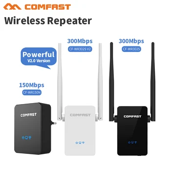Comfast Poweful Wireless WIFI Repeater 150-300Mbps WiFi Signal Range Extender Wi Fi Signal Amplifier 802.11N/B/G wi fi Booster
Comfast Poweful Wireless WIFI Repeater 150-300Mbps WiFi Signal Range Extender Wi Fi Signal Amplifier 802.11N/B/G wi fi Booster