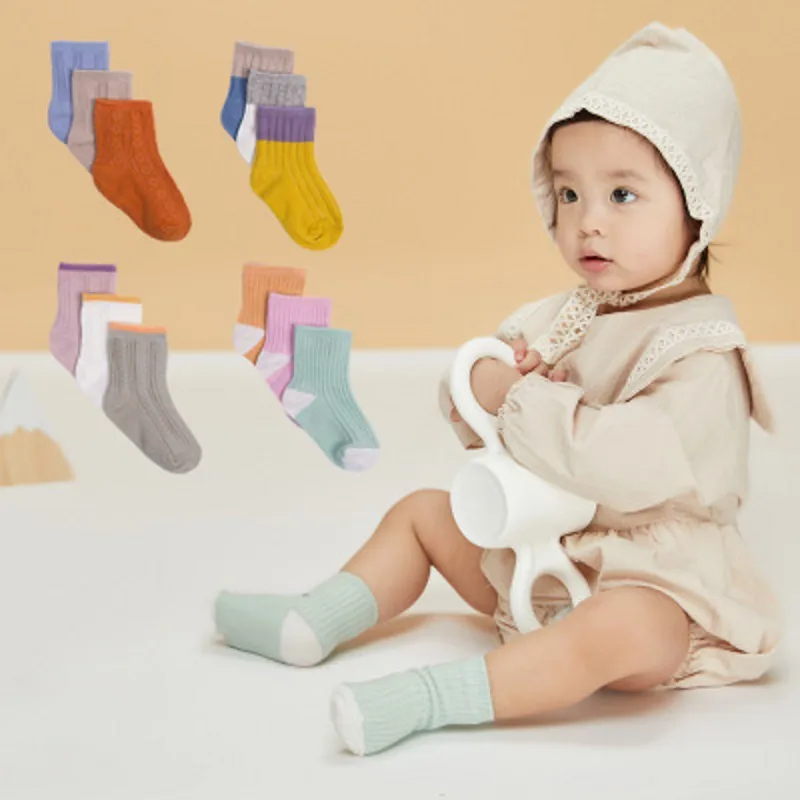 3 pairs Baby Socks Korean Style Girl and Boy Children Socks of double Casual Socks
3 pairs Baby Socks Korean Style Girl and Boy Children Socks of double Casual Socks