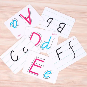 26 Letter English Card Phonetic Card International Handwritten Montessori Early Development Learning Educational Toy for Child
26 Letter English Card Phonetic Card International Handwritten Montessori Early Development Learning Educational Toy for Child