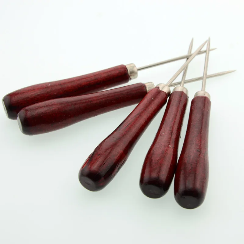 1pcs Wooden Handle DIY Leather Tent Sewing Awl Pin Punch Hole Repair Tool Hand Stitcher Leather craft Needlework
1pcs Wooden Handle DIY Leather Tent Sewing Awl Pin Punch Hole Repair Tool Hand Stitcher Leather craft Needlework