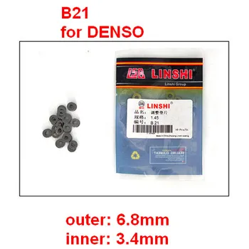 B21 diesel common rail injector nozzle needlelift travel adjusting washers gaskets for DENSSO
B21 diesel common rail injector nozzle needlelift travel adjusting washers gaskets for DENSSO