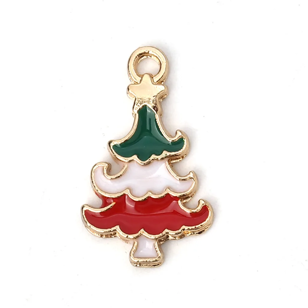 Doreen Box Zinc Based Alloy Pendants Unisex Gold Color Christmas Plant Tree Red & Green Enamel 20mm( 6/8") x 12mm( 4/8"), 10 PCs
Doreen Box Zinc Based Alloy Pendants Unisex Gold Color Christmas Plant Tree Red & Green Enamel 20mm( 6/8") x 12mm( 4/8"), 10 PCs