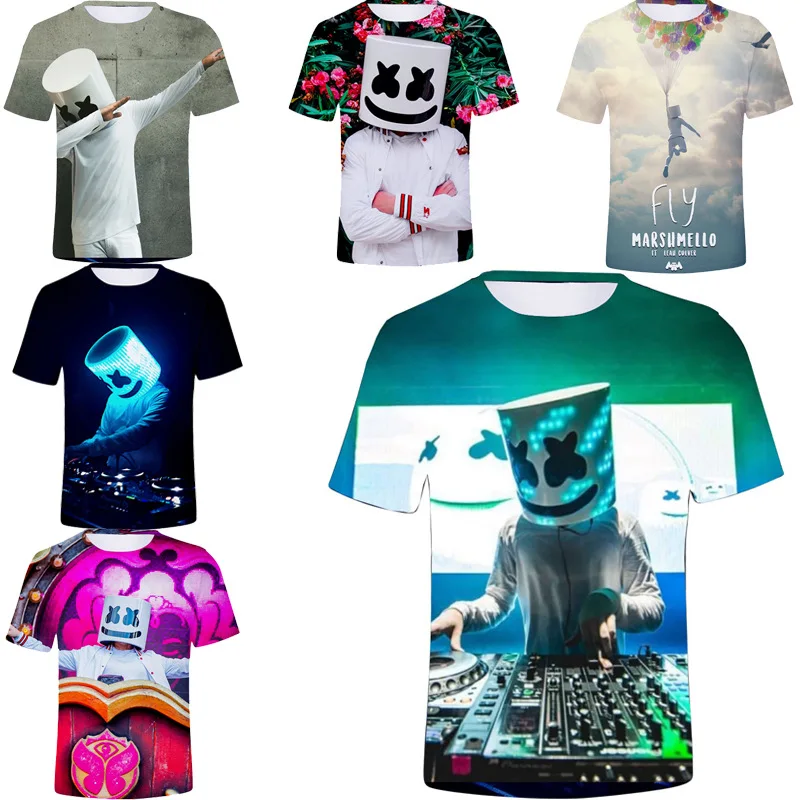 HOT marshmello Cosplay Costumes 3D Print Round neck T-shirt Women/men Clothes Sale marshmello T-shirt Casual Kpop Plus Size
HOT marshmello Cosplay Costumes 3D Print Round neck T-shirt Women/men Clothes Sale marshmello T-shirt Casual Kpop Plus Size