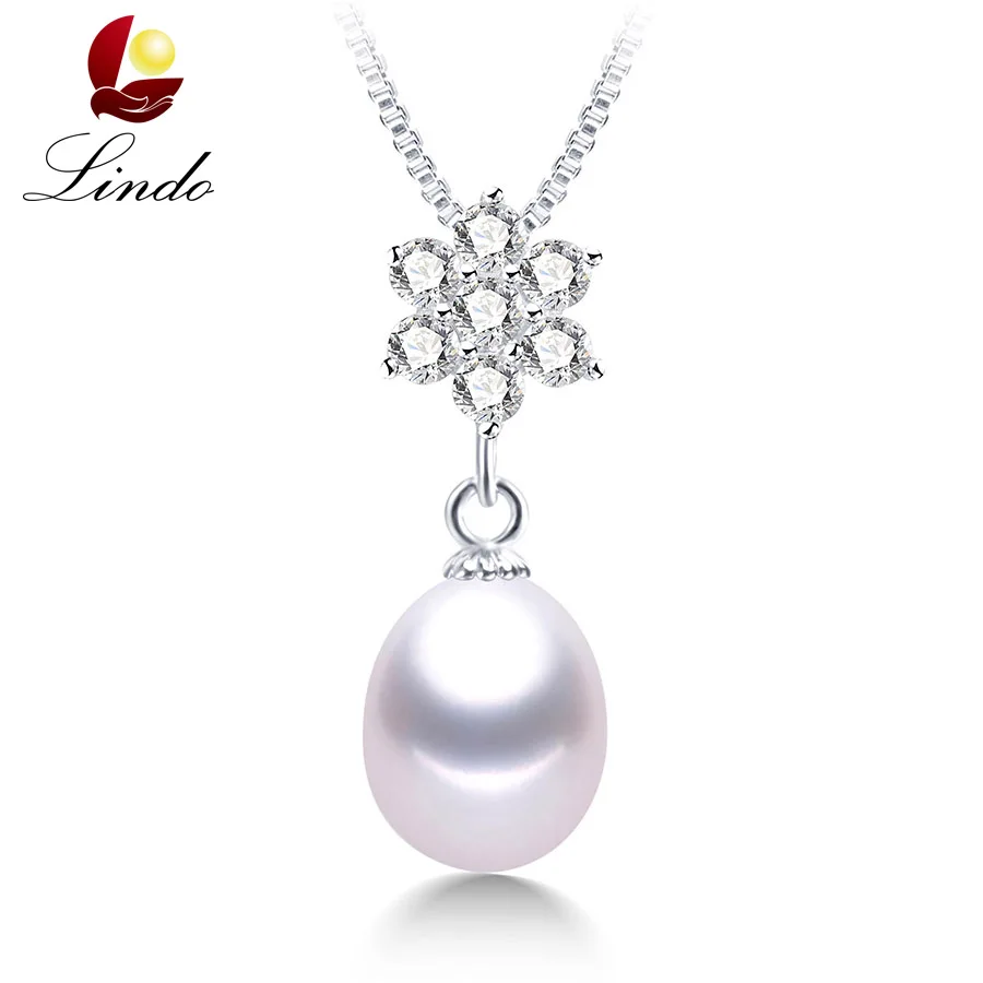 Fashion Flower Zircon 100% Natural Freshwater Pearl Pendants For Women Elegant 925 Sterling Silver Necklace Fine Jewelry New
Fashion Flower Zircon 100% Natural Freshwater Pearl Pendants For Women Elegant 925 Sterling Silver Necklace Fine Jewelry New