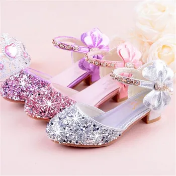 JY Children girl Crystal Rhinestone bowknot Shoes Girls dance Shoes high-heeled Party Princess Shoes 26-38 3colors GZX03
JY Children girl Crystal Rhinestone bowknot Shoes Girls dance Shoes high-heeled Party Princess Shoes 26-38 3colors GZX03