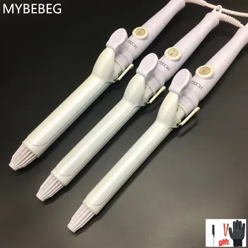 New Ceramic coating hair curler Professional curling iron white hair divider Quick curls 32mm/28mm/25mm/ 110v-240v
New Ceramic coating hair curler Professional curling iron white hair divider Quick curls 32mm/28mm/25mm/ 110v-240v