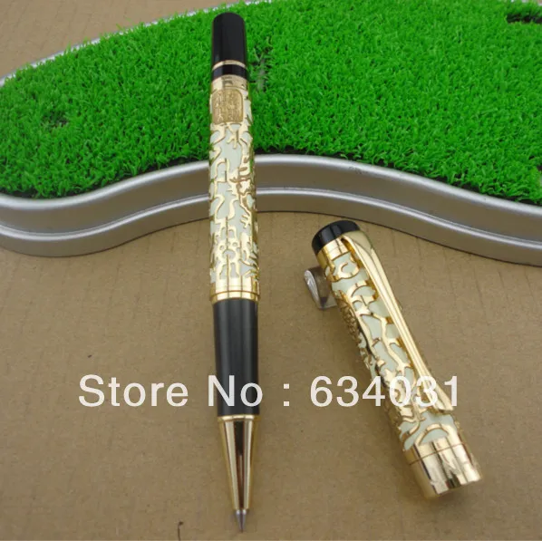 JINHAO 5000 Golden M Nib roller ball pen Dragon Embossed school office stationery writing pen Hot 
JINHAO 5000 Golden M Nib roller ball pen Dragon Embossed school office stationery writing pen Hot