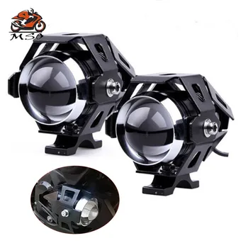 

Motorcycles Motos Headlight 125 W 3000LM LED Fog Lamp High Soft Strobe Beam Lights Motocross DRL Head Lights Transform Spotlight