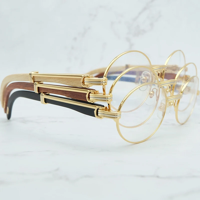 Wood Clear Eye Glasses Frames for Men Retro Oval Carter Eyeglasses Frame Women Mens Accessories Luxury Brand Gold Optical Frames
Wood Clear Eye Glasses Frames for Men Retro Oval Carter Eyeglasses Frame Women Mens Accessories Luxury Brand Gold Optical Frames