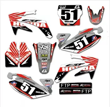 Motorcycle Sticker New Team Graphic Background Decals Stickers Kit for Honda CRF450R CRF450 2006 -2008 CRF 450R 450
Motorcycle Sticker New Team Graphic Background Decals Stickers Kit for Honda CRF450R CRF450 2006 -2008 CRF 450R 450