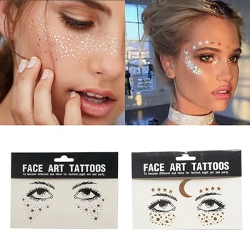Golden Face Temporary Tattoo Waterproof Blocked Freckles Makeup Stickers Eye Decals Face Temporary Tattoo Sticker
Golden Face Temporary Tattoo Waterproof Blocked Freckles Makeup Stickers Eye Decals Face Temporary Tattoo Sticker