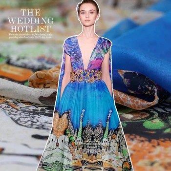 Spring and Summer Thin Translucent Silk Chiffon Fabric in Europe and America Silk Chiffon Clothing Sunscreen Clothing Beach Skir
Spring and Summer Thin Translucent Silk Chiffon Fabric in Europe and America Silk Chiffon Clothing Sunscreen Clothing Beach Skir
