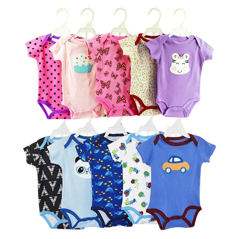5Pcs Pack Newborn Infant Baby Girl Boy Romper Jumpsuit Outfits Clothes Cartoon Cute Cotton Short Sleeve Jumpsuits Set
5Pcs Pack Newborn Infant Baby Girl Boy Romper Jumpsuit Outfits Clothes Cartoon Cute Cotton Short Sleeve Jumpsuits Set