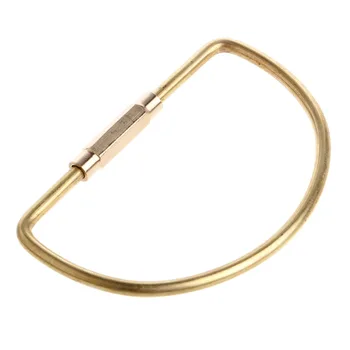 New Pure Handmade Brass Car Key Chain Ring Holder Simple Creative Man's Strap Keyholder Copper Keychain forCamping Tool New 
New Pure Handmade Brass Car Key Chain Ring Holder Simple Creative Man's Strap Keyholder Copper Keychain forCamping Tool New