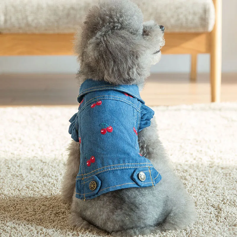 New Style Jean Dog Vest Puppy Cat Pet Denim Clothes Cowboy Coat Apparel For Small Dogs Teddy Yorkies Doggies Costumes 10A
New Style Jean Dog Vest Puppy Cat Pet Denim Clothes Cowboy Coat Apparel For Small Dogs Teddy Yorkies Doggies Costumes 10A
