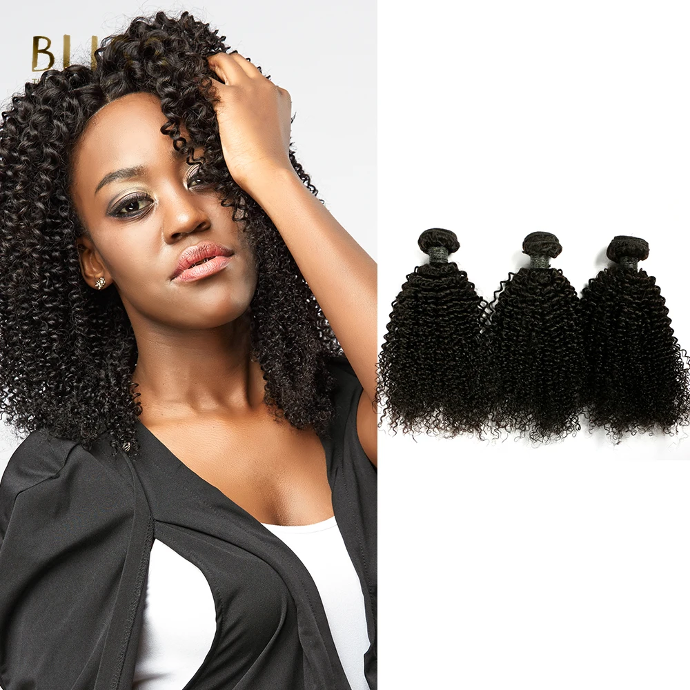 Blisshair Brazilian Baby Deep Curly Hair Weave Bundles Remy Human