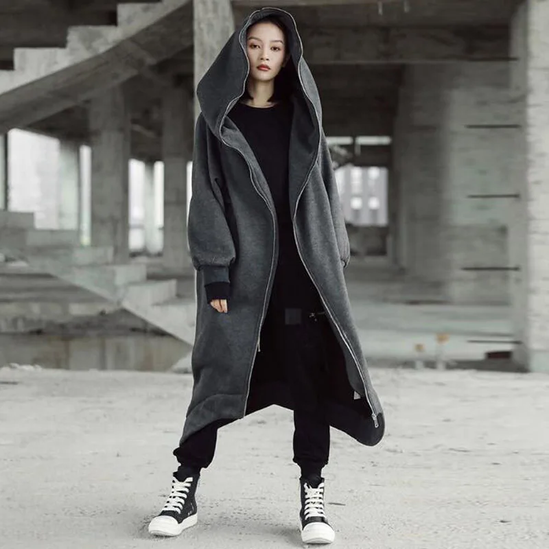 2019 ZANZEA Women Casual Baggy Long Sweatshirt Outerwear Winter Fashion Hooded Long Sleeve Pockets Work Irregular Coat Jacket
2019 ZANZEA Women Casual Baggy Long Sweatshirt Outerwear Winter Fashion Hooded Long Sleeve Pockets Work Irregular Coat Jacket