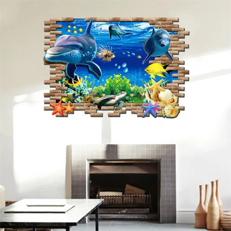 3d underwater sea 50*70cm wall stickers whale fish for kids room home decor removable decoration diy pvc mural wallpaper decals
3d underwater sea 50*70cm wall stickers whale fish for kids room home decor removable decoration diy pvc mural wallpaper decals